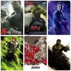 Холст с изображением Халка Марвел, настенное искусство, супергерои, кино, скандинавские плакаты и принты, картины, декор для гостиной и дома