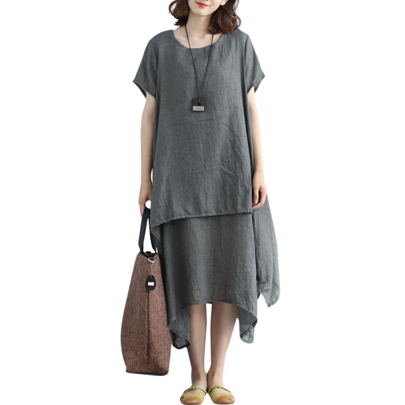 2020 Новое поступление летнее платье для беременных женщин свободная версия