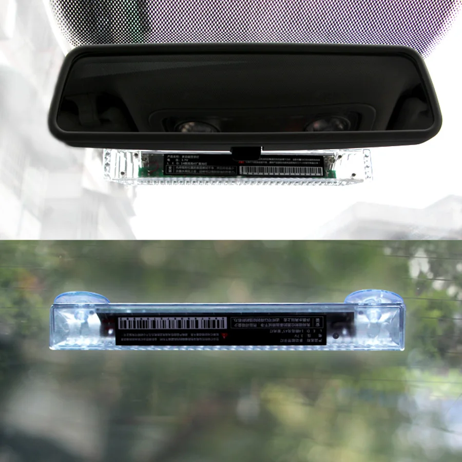 Предупреждение о столкновении светильник 16LED цветной Солнечный задний лобовое