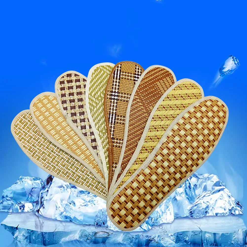 Стельки унисекс из бамбукового угля и льна дышащие антибактериальные удобные