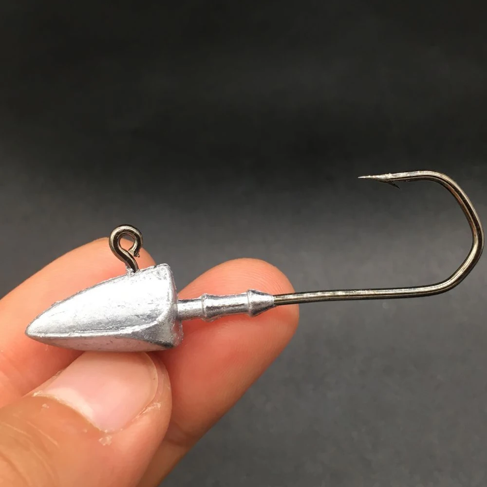 

Dart Jighead Fishhooks 3.5g 5g 7g 10g 14g Worm Fishing Lure Hook Soft Lure Lead Jig Head Artificial Bait Fishing Tackle