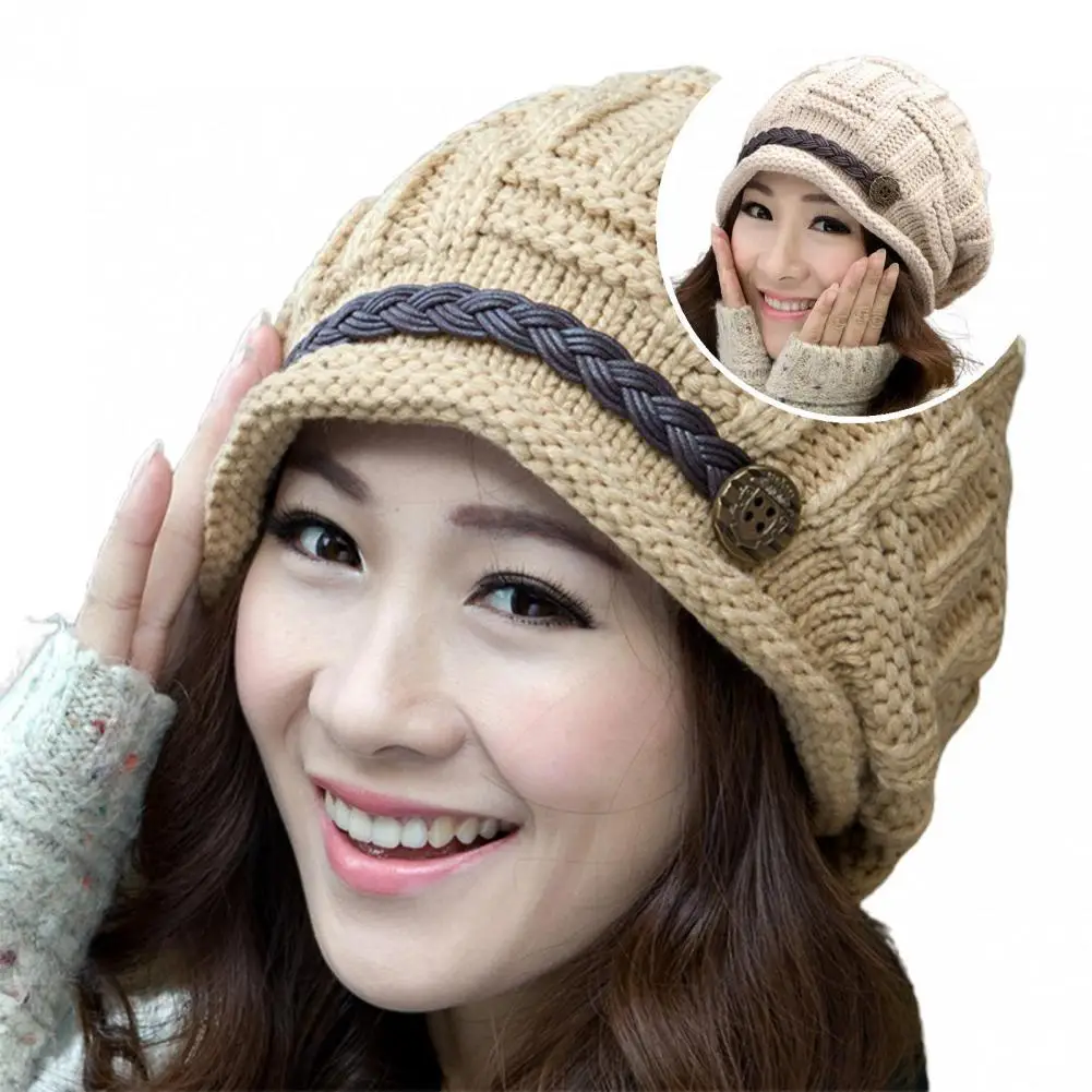 

Милая Повседневная непромокаемая кепка без козырька женская шапка плотная для повседневной жизни