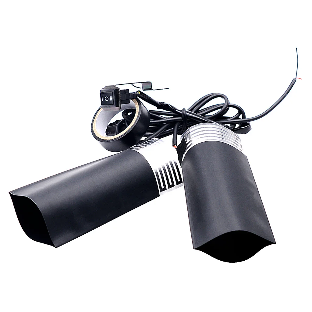 

Handlebar Heated Grip Pads 15W*2 High/Low/Off for 12V Motorcycles Scooters