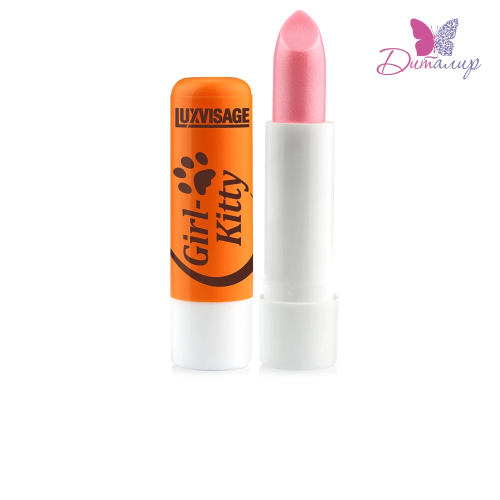 LUXVISAGE Бальзам для губ детский Girl Kitty 3 9 г|Бальзам губ| |