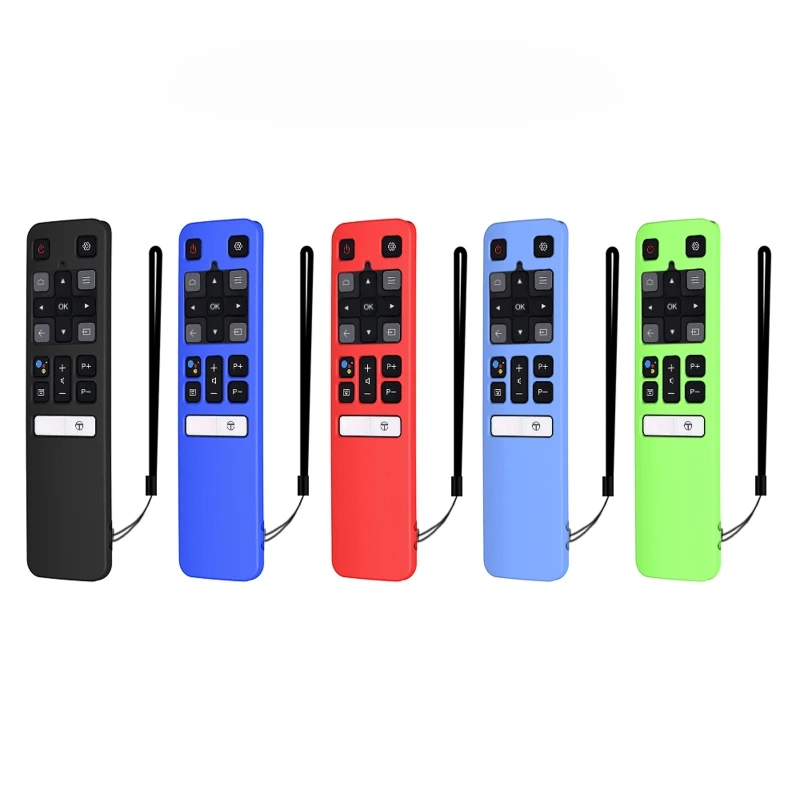 

W3JB Silicone Cover for Voice TV Remote Control RC802v for TCL 65p8s 55p8s 55ep630