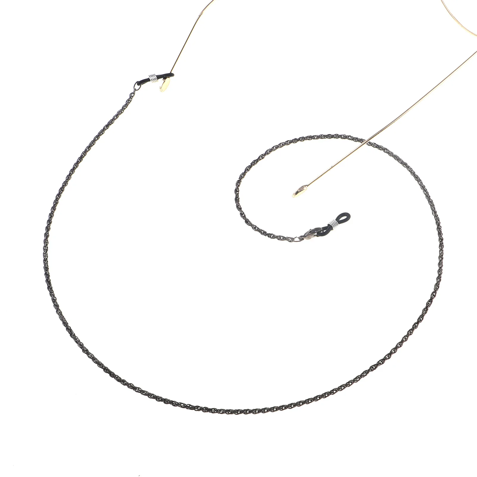 Маска для лица цепочка колье женщин серебро Цвет солнцезащитных очков держатель