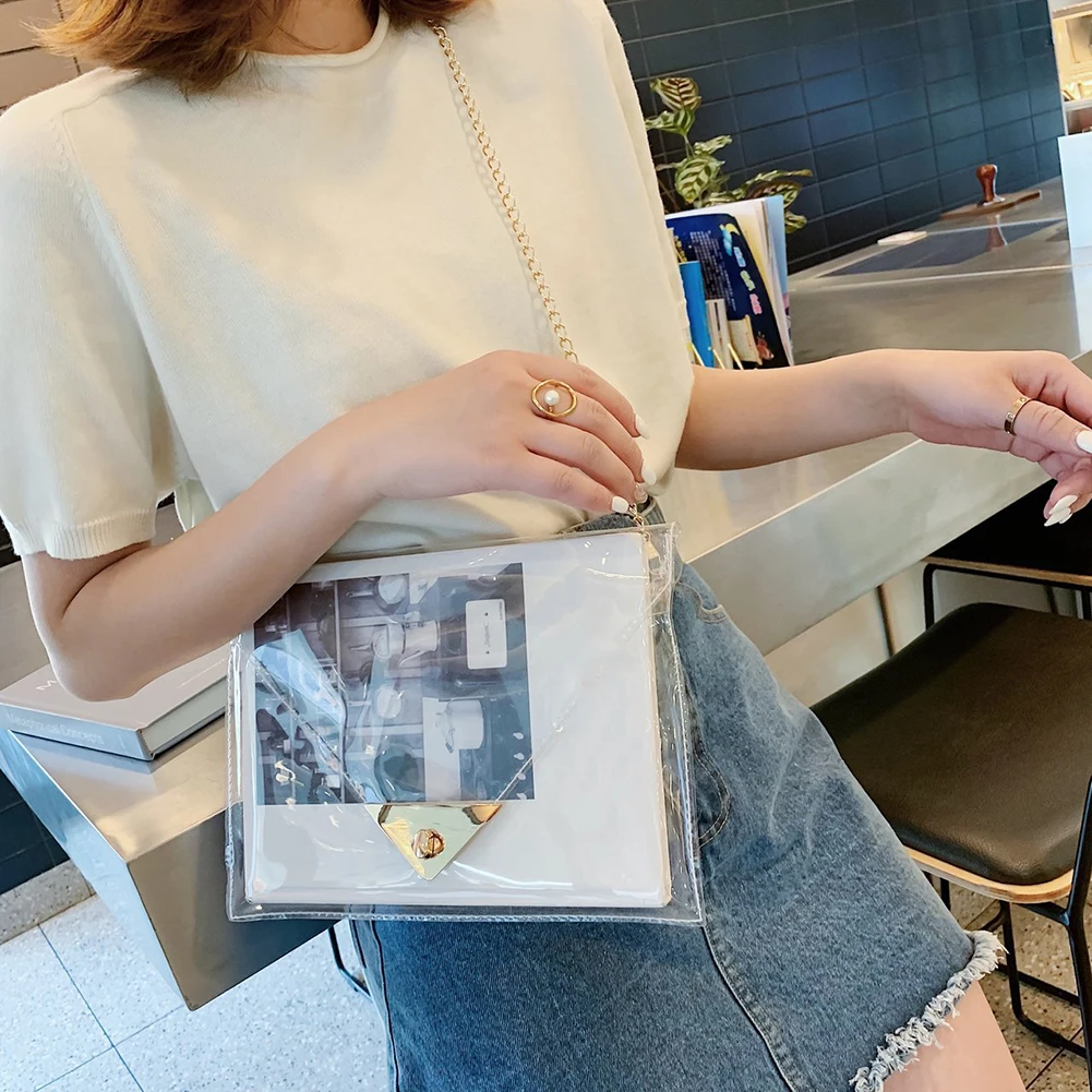 

Брендовые, Ретро стиль, женская сумка, ПВХ цепи прозрачная сумка на каждый день женские маленькие сумочки женский мобильный телефон сумка д...