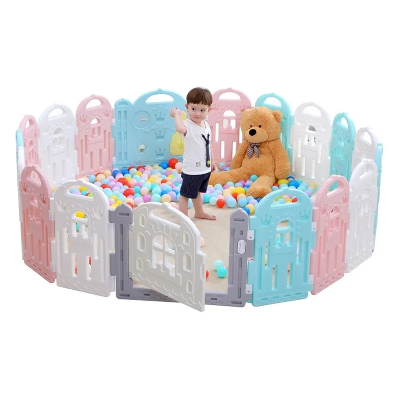 Baby Play Fence Toddler Guardrail Safety Fence Children Baby Play Game Park Ball Pool Playpens Toddler Games  Bed for Kids