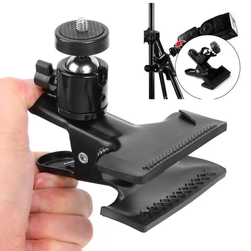 Штатив с крепким зажимом для вспышки крепление шаровой головкой камеры GoPro