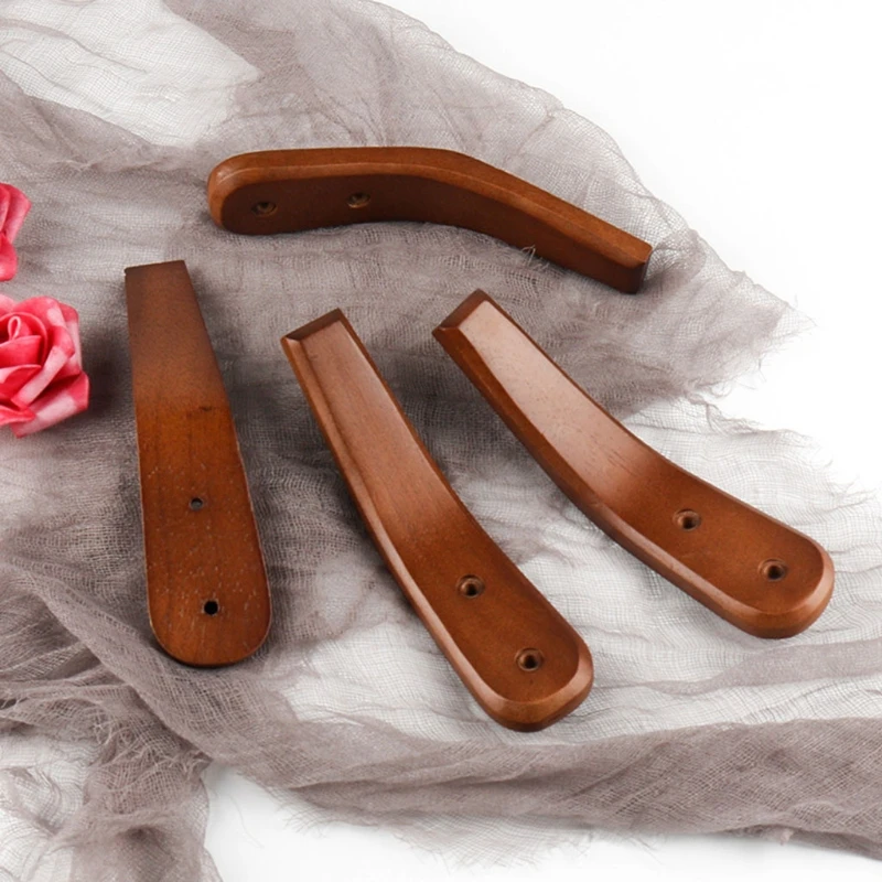 2 шт. настенный ручной работы древесина бука крючок Вешалка крючки современный