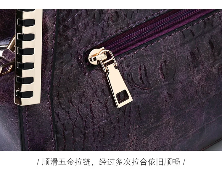 Новые роскошные винтажные женские сумочки Крокодил Аллигатор Tote кошельки мягкие брендовые сумки через плечо кожаные женские сумки на плечо