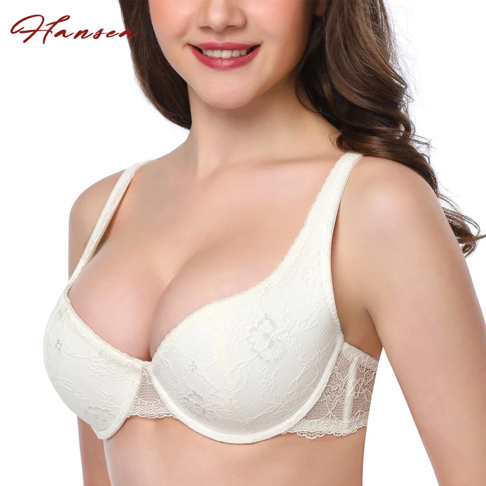 Женский демисезонный Бюстгальтер балконет с легкой подкладкой кружевной