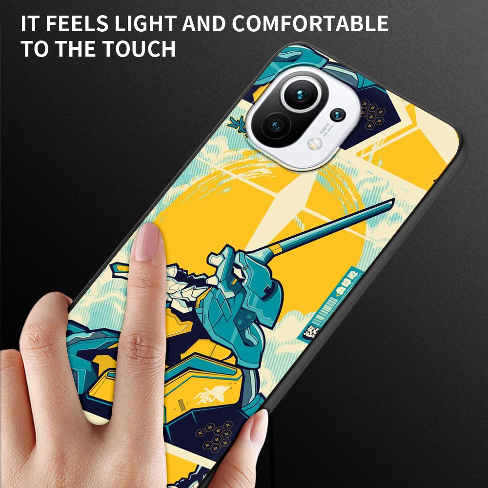genesis e evangelion anime fundas shockproof case for xiaomi poco x3 nfc m3 pro cover for redmi 9t 11 note 10 10t lite 5g shell free global shipping