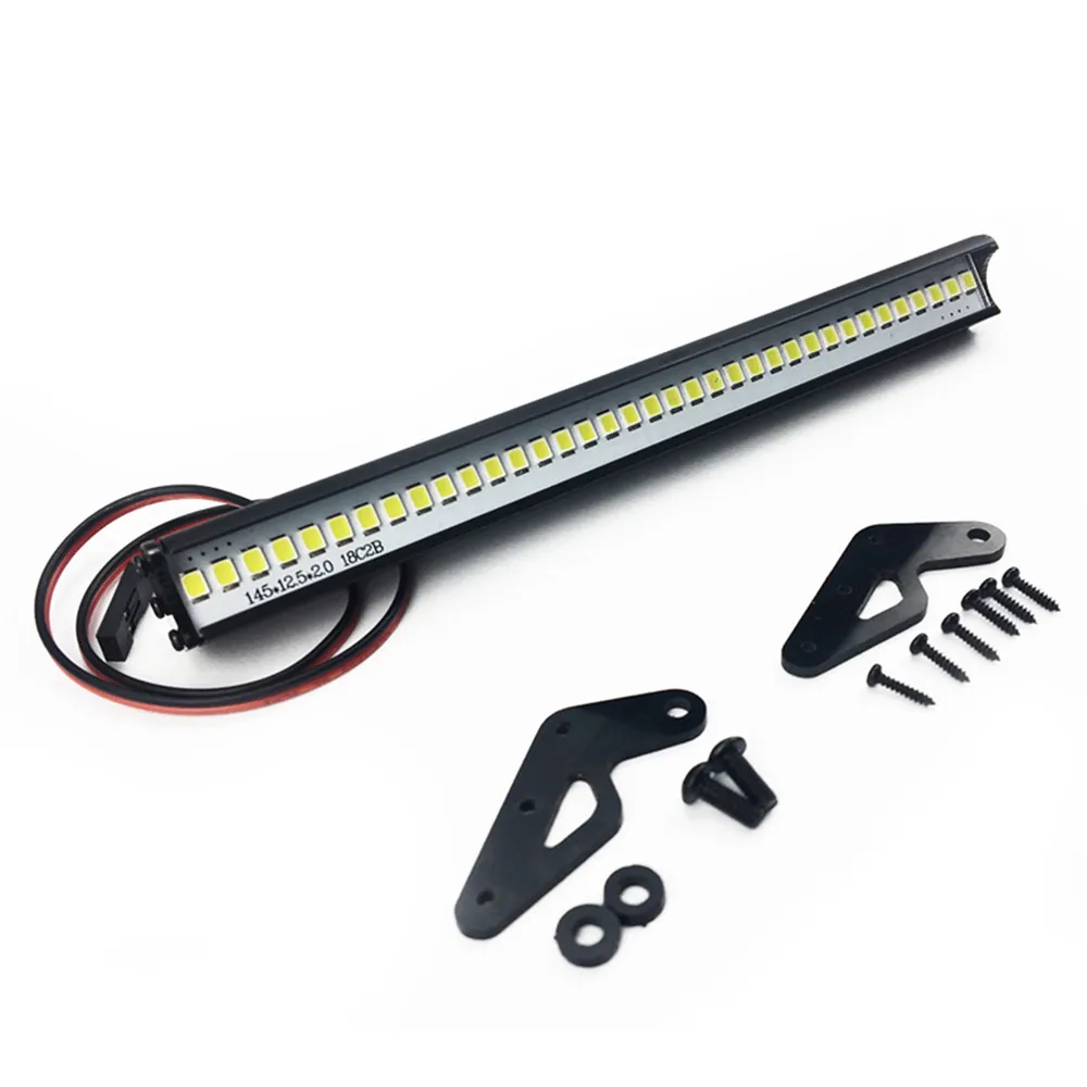 

For 1:10 RC Crawler for Wrangler TRX4 SCX10 90046 D90 36 LED Light Super Bright Roof Bar