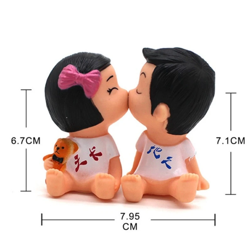 2/набор романтических кукол для поцелуев свадебные любовники сказочные садовые