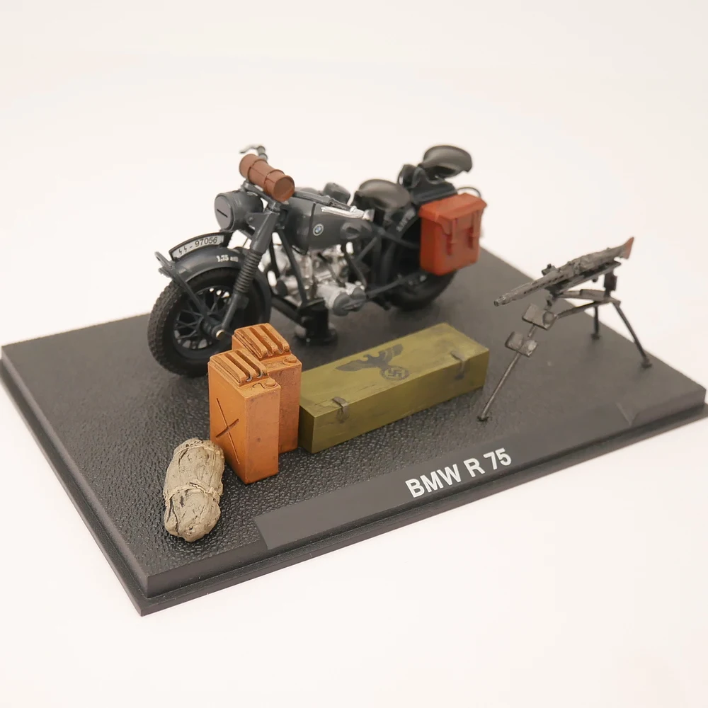 Лидер продаж Hlooded 1:24 R75 1939 1945 Литая модель мотоцикла| |