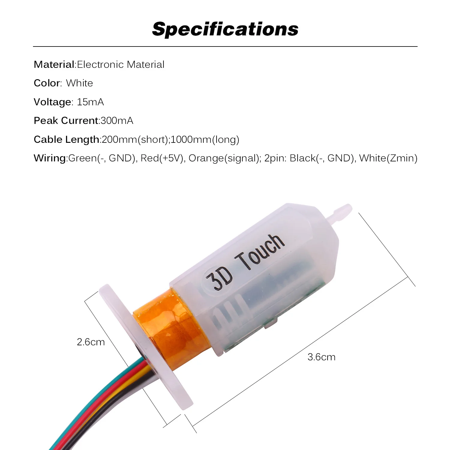 3D принтер с датчиком автовыравнивания сенсорный Автоматический комплект