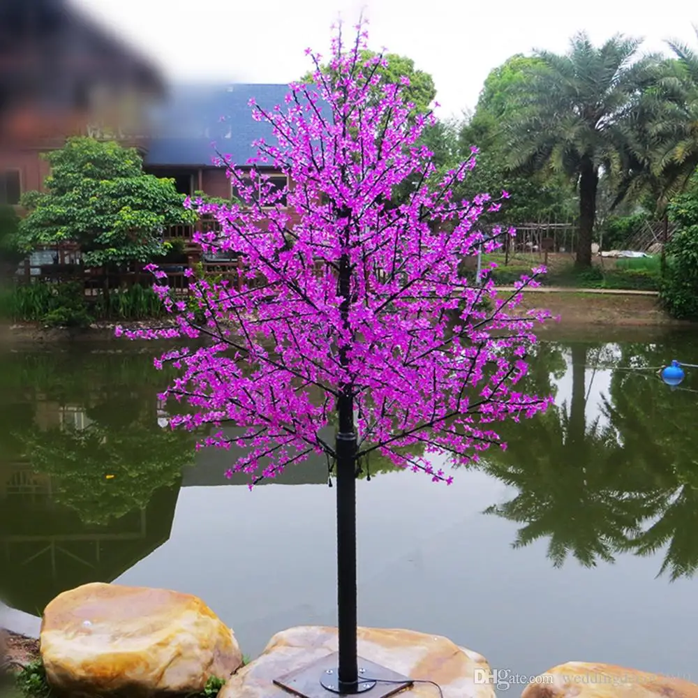 1 5 м Блестящий светодиодный Вишневый цвет Рождественская елка освещение