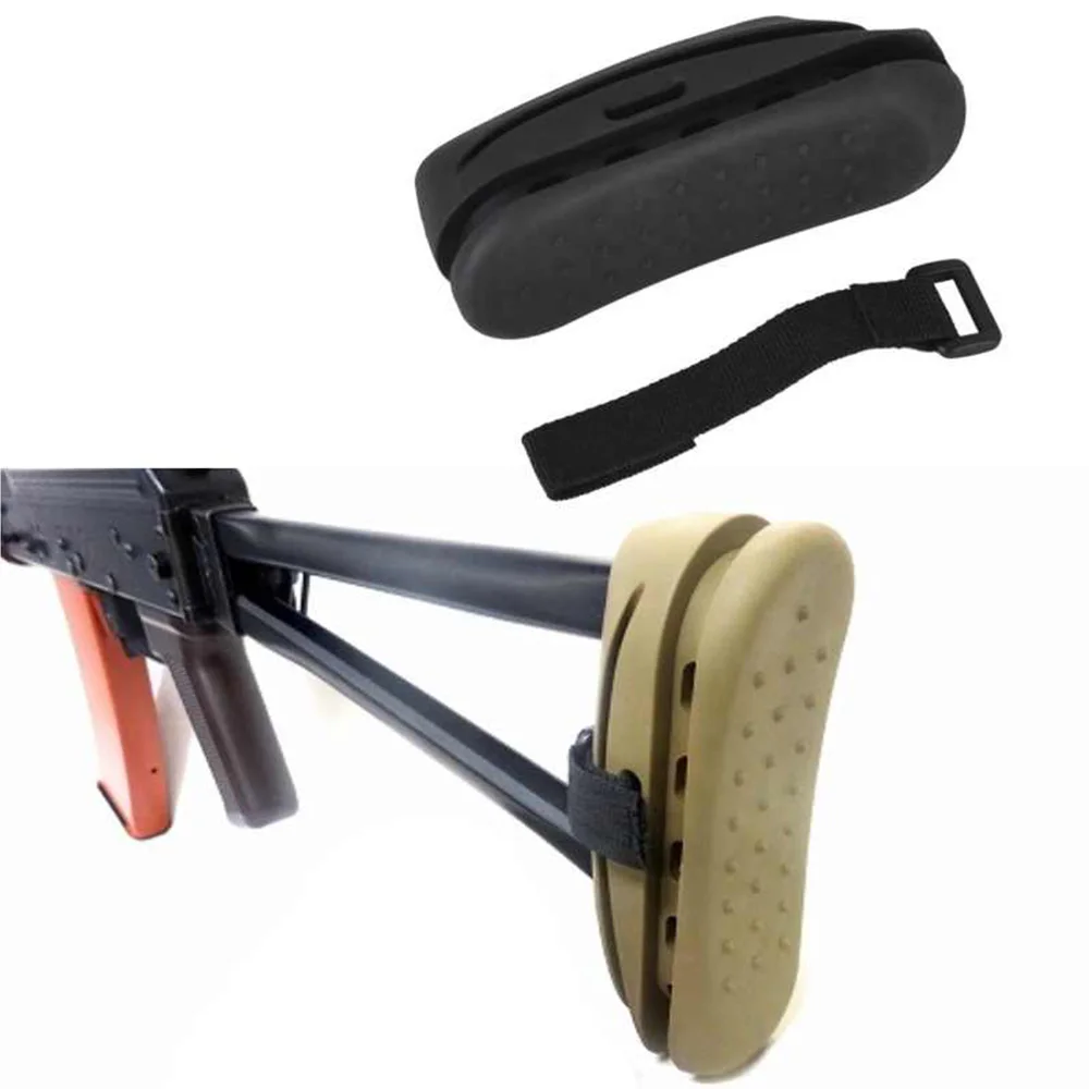 Тактический Страйкбол Тактический противоударный резиновый АК сток Pad AK47 Recoil BUTT сток Pad Пейнтбол винтовка пистолет аксессуары MP05003