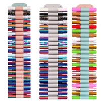 multifunctional vinyl holder roll organizer space saving wall mounted roll storage rack with 22 compartments roll holder home