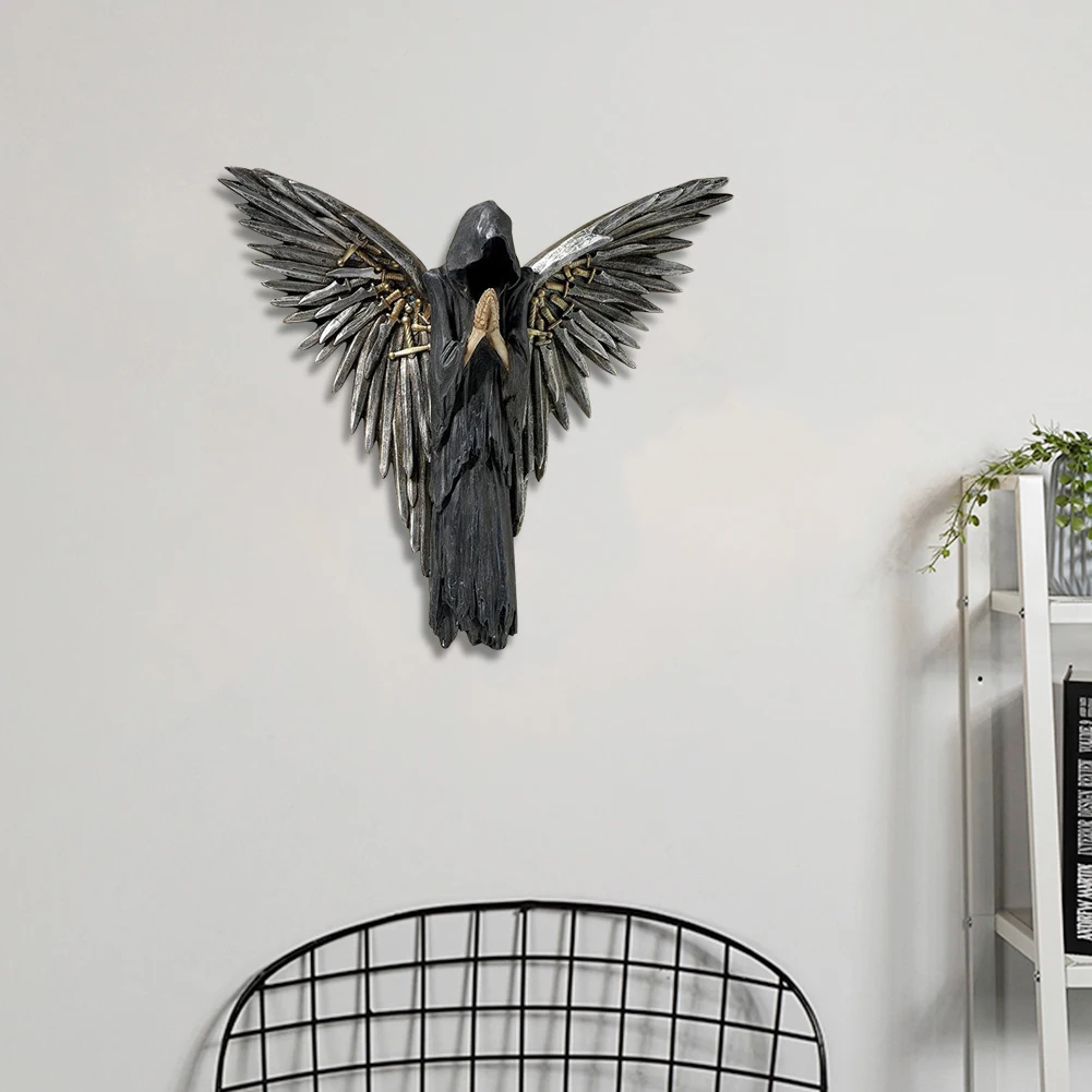 Полимерная скульптура Warrior Soul статуя искусства ландшафт газон фигурка для