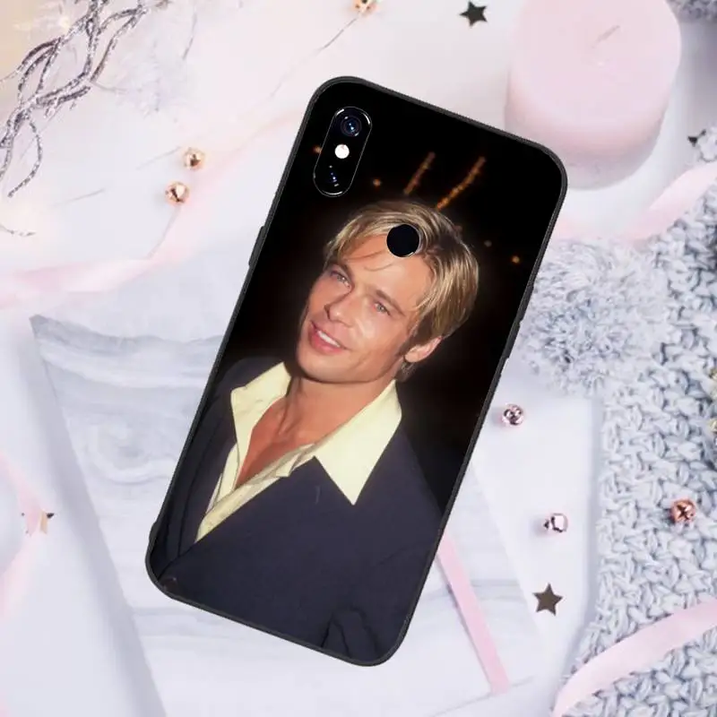 

Brad Pitt Phone Case For Xiaomi Redmi note 7 8 9 pro 8T 9S Mi Note 10 Lite pro