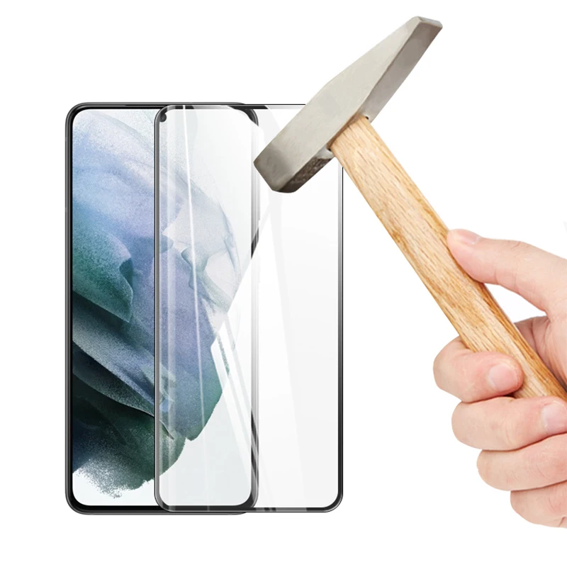 

UGI 3Pcs For Samsung Galaxy S21 Ultra Plus 5G Tempered Glass Protective Film HD Clear Full Coverage Ultra thin Screen Protector