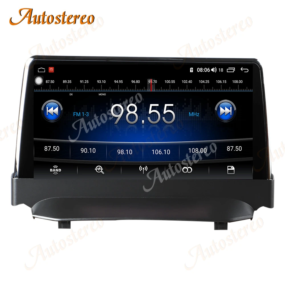 Android 10 0 64 + 4 ГБ Автомобильный GPS-навигатор для Ford Fiesta 2008-2016 автомобильное стерео