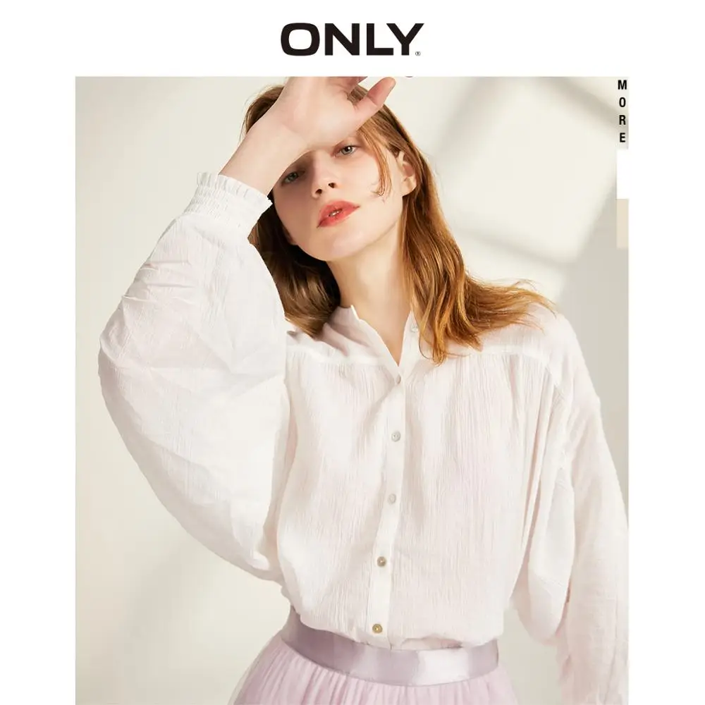 Женская свободная рубашка средней длины из натурального хлопка|Рубашки| |