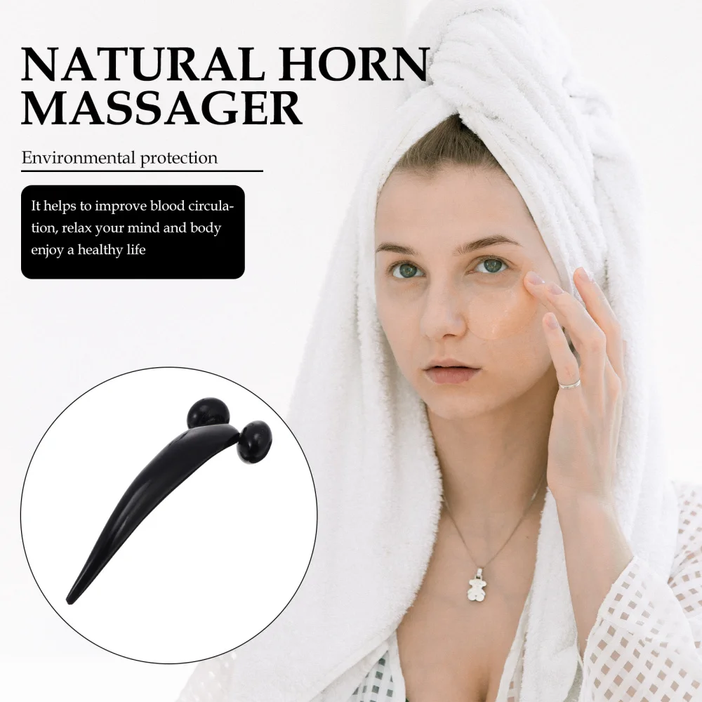

Multi-function Horn Wheel Body Massager Handheld Roller