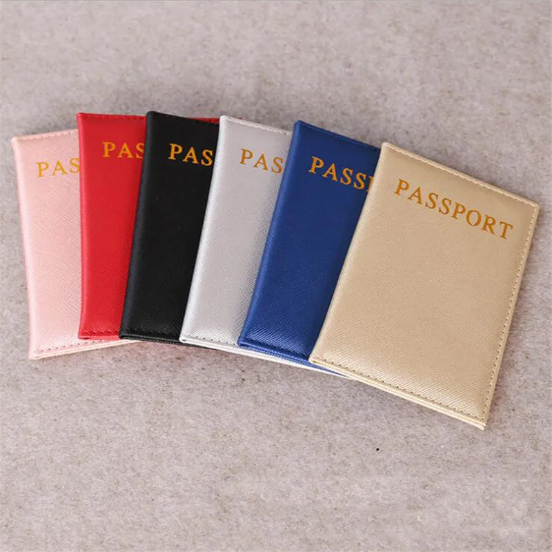 Travel Passport Cover Women Pu Leather Cute Pink Holder Lovely Girl Case Covers for Passports |