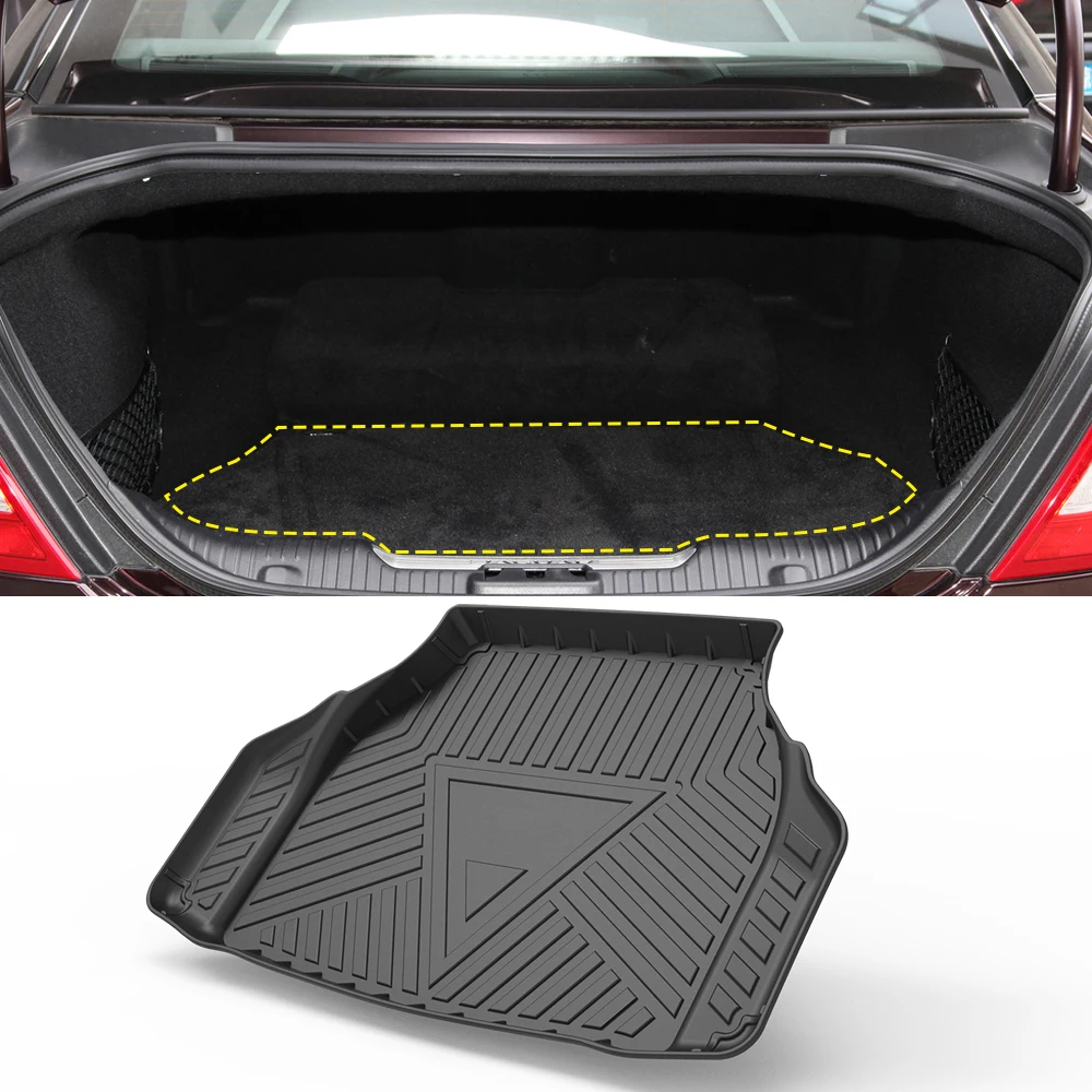 

For Jaguar XJ X351 2010-2019 Auto Car Cargo Liner All-Weather TPE Non-slip Trunk Mats Boot Tray Carpet Interior Accessories