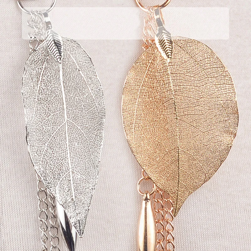 2021 Новый Для женщин гетры с рисунком листьев ремень металлические листья поясом