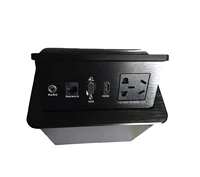 suitable for meeting table and desktop pop socket conference information auto flip socket