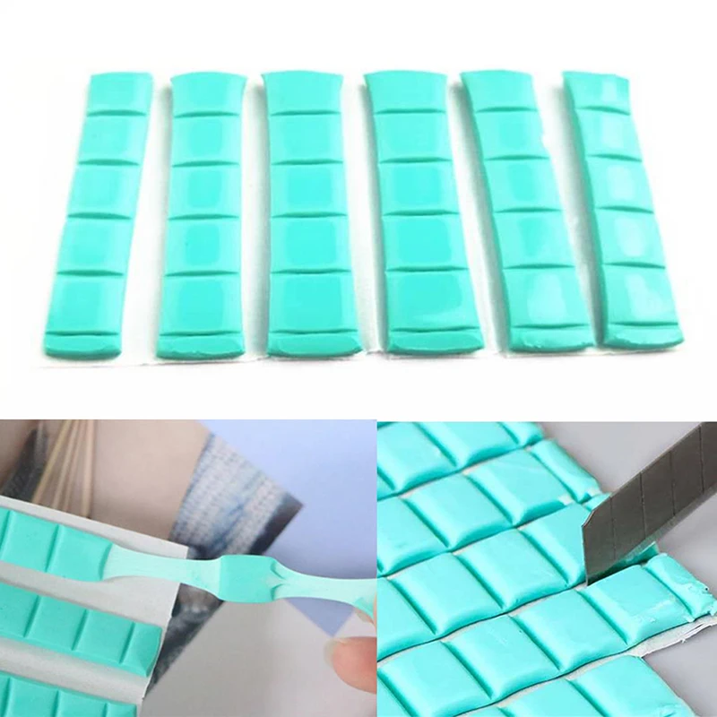 

30pcs Fixing Clay Stick Removable Glue Clay Mud For Nails Tips Holder Reusable False Nail Tips Display Fixing Clay Manicure Tool