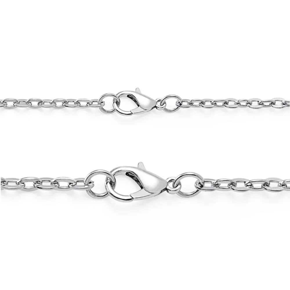 Цепочка Из Нержавеющей Стали 316L сделай сам длинное ожерелье с круглыми звеньями