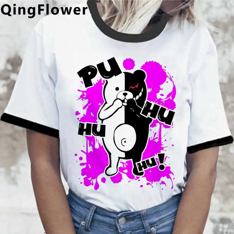 

Ума Kokichi Danganronpa V3 футболки мужские harajuku tumblr пара принтовые тройники, размера плюс, футболки в стиле Харадзюку