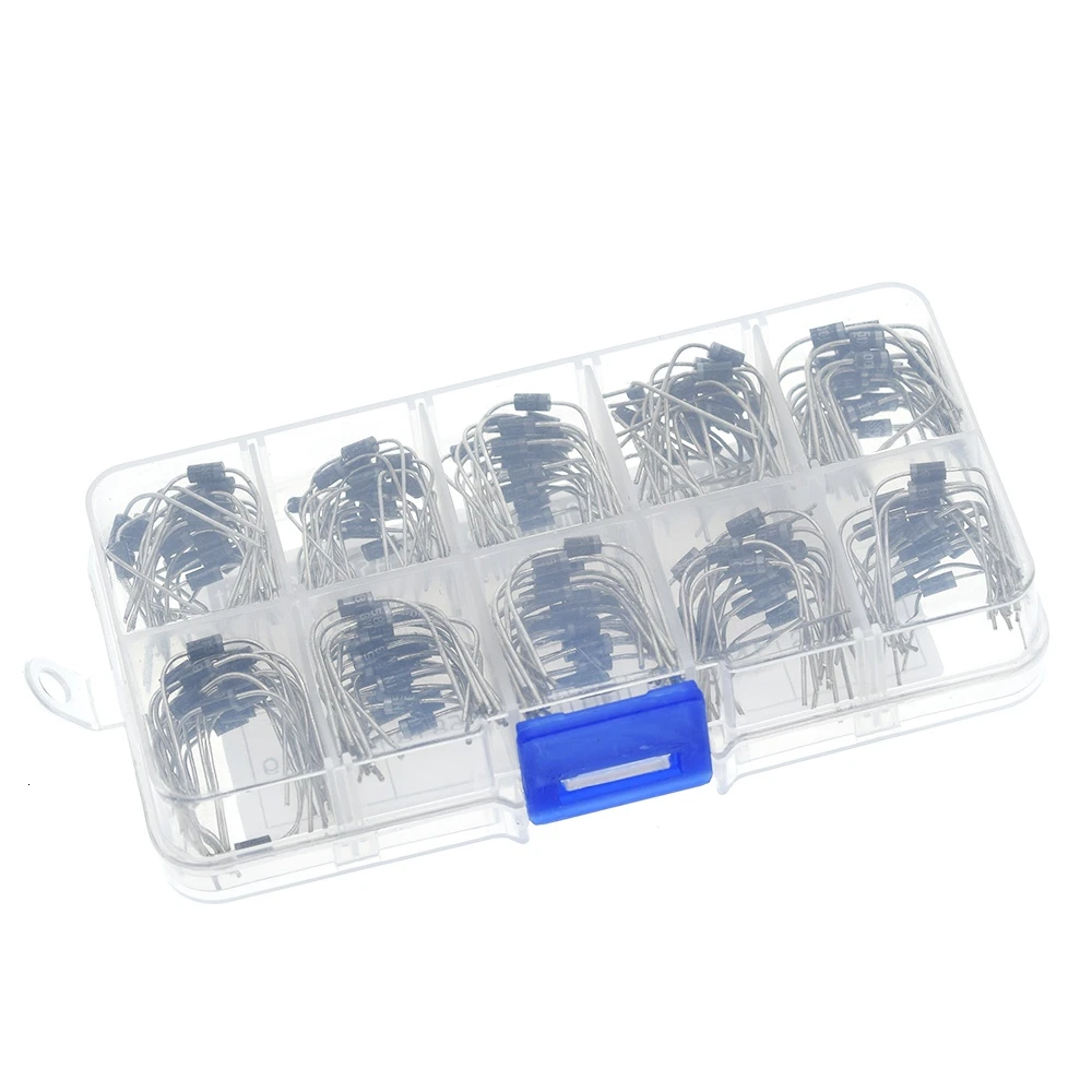 200 шт. 10 значений выпрямительный диод набор в ассортименте 1N4001 1N4002 1N4003 1N4004 1N4005 1N4006