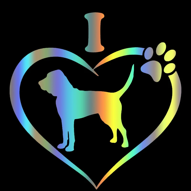 S51514 различные размеры/цвета наклейка я люблю мою кровавую гору собаку животное