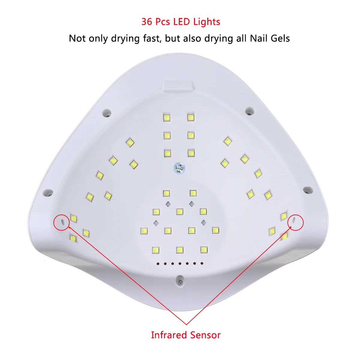 Домашний набор ногтей для маникюра Monja УФ светодиодный Сушилка с акриловым гелем