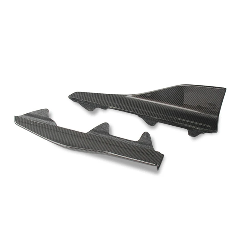 2 шт. боковые юбки из углеродного волокна разветвители для BMW F87 M2 2016