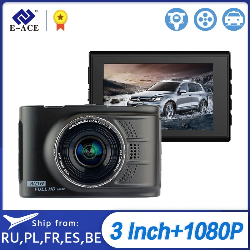 Дропшиппинг E ACE Автомобильный видеорегистратор Novatek мини камера зеркальная