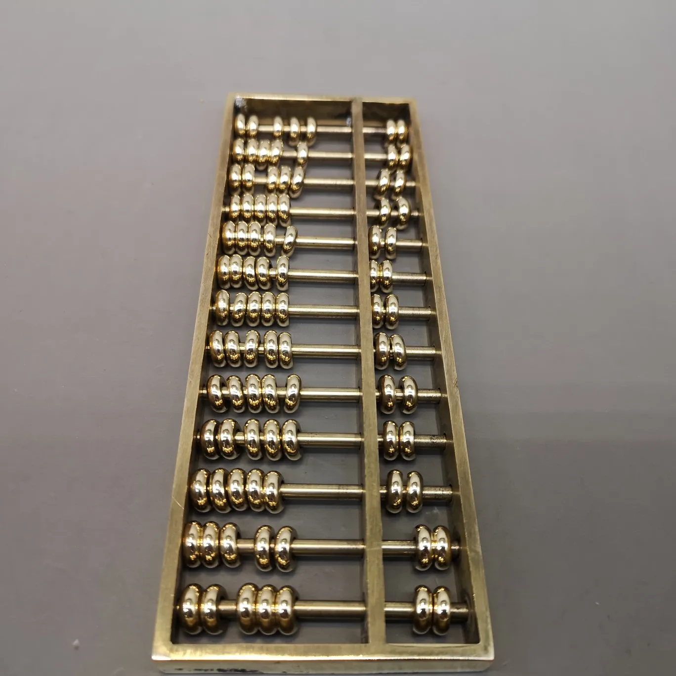 

China Fine Workmanship Brass Sculpture Good Luck Wealth “ Abacus” Metal Crafts Home Decoration#3