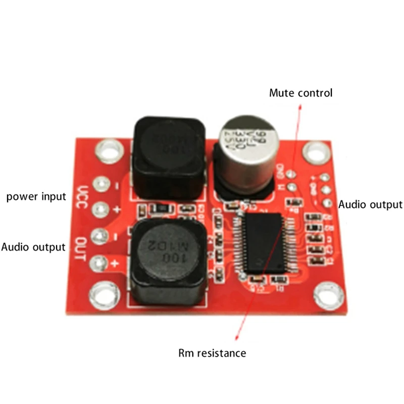 TPA3118 Digital Power Amplifier Board 50W DC5V-24V Mono BTL Output Audio | Электроника