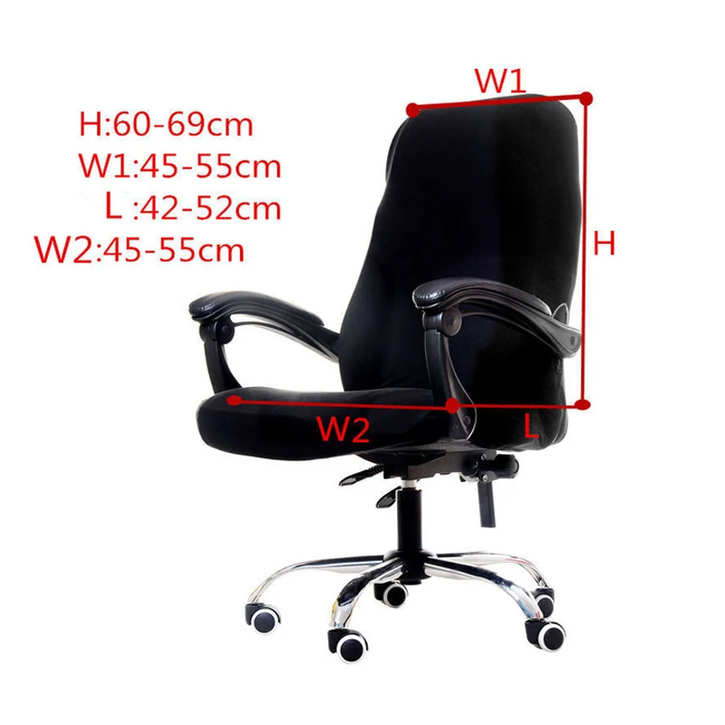 Новинка 2019 чехлы для офисных кресел из спандекса компьютерного кресла сменные