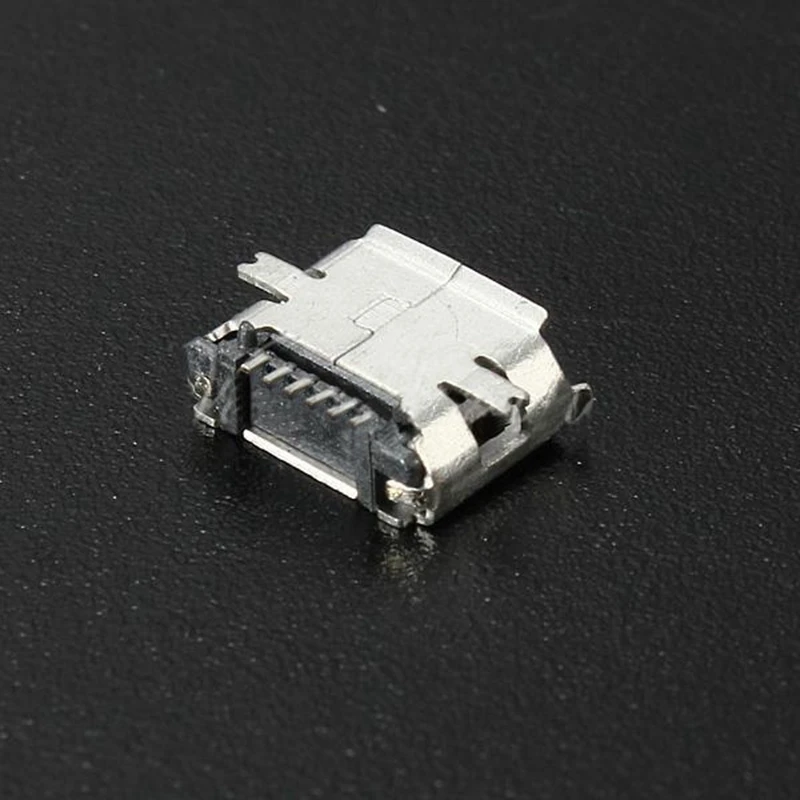 50 шт. Micro USB Type B Женский 5Pin разъем SMT Jack Разъем Порт печатной платы |