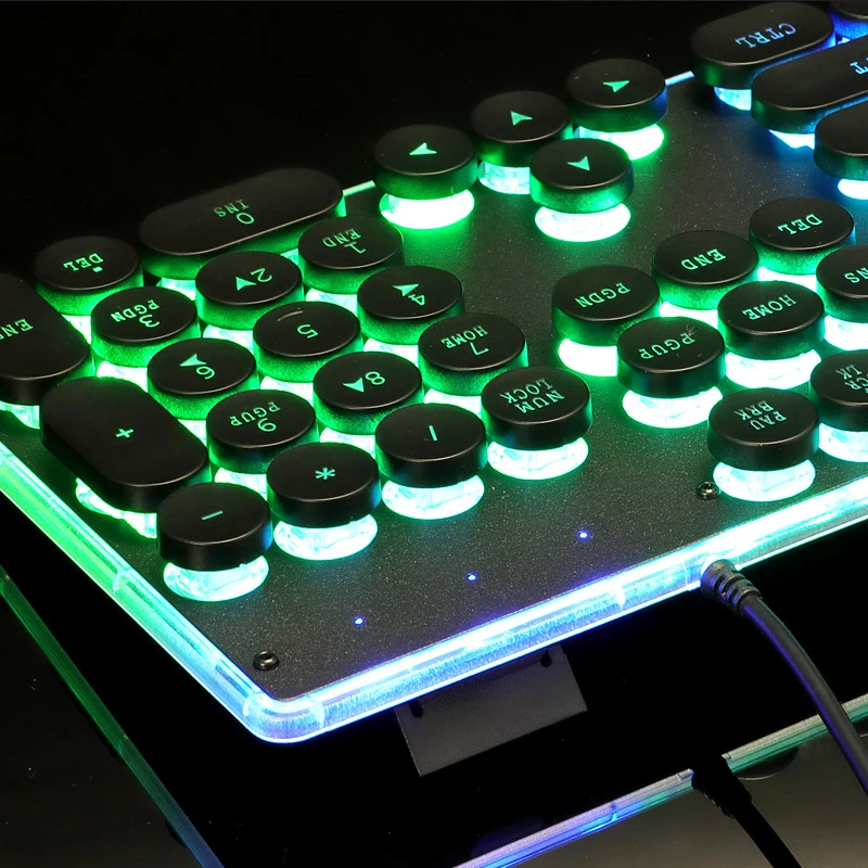 

Gaming Keyboard 104 keys Wired keyboard RGB backlight For Gamer Similar Ergonomic