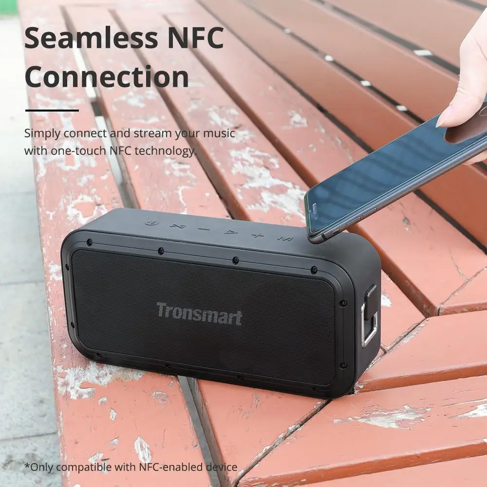 Портативный динамик Tronsmart Force Pro 60 Вт ATS2835 IPX7 с поддержкой Bluetooth 5 0 | Электроника