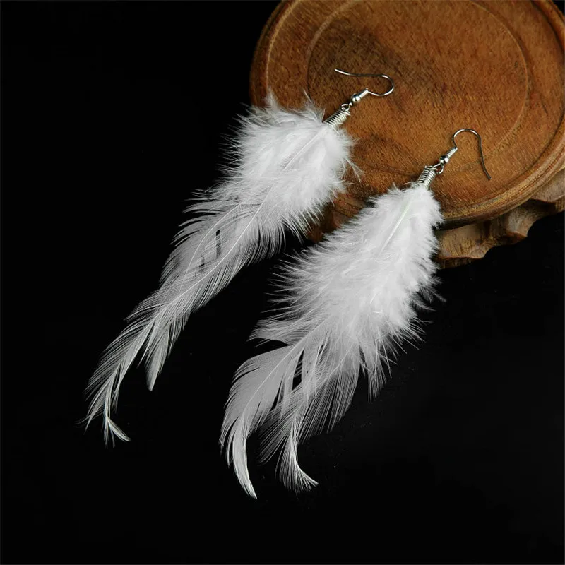 Серьги в стиле бохо женские ручной работы элегантные Висячие Ювелирные