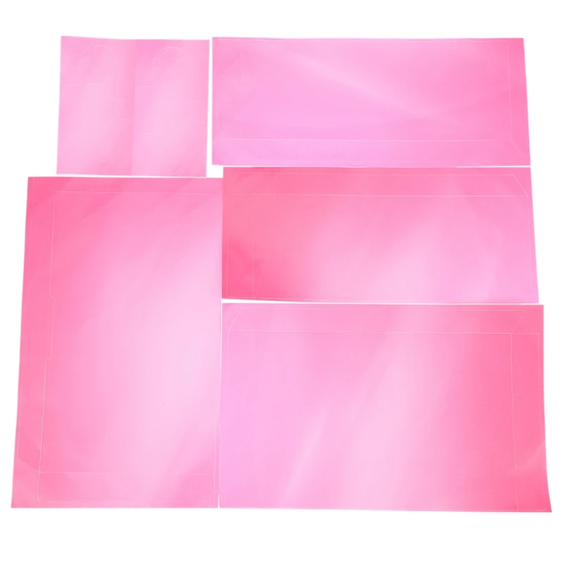 

Pink Vinyl Decal Skin Sticker Cover For PS4 Playstation 4 Console & 2 Controller